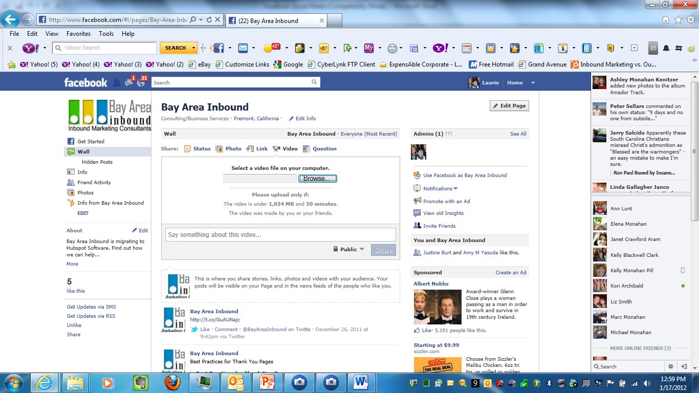 Facebook Business Page